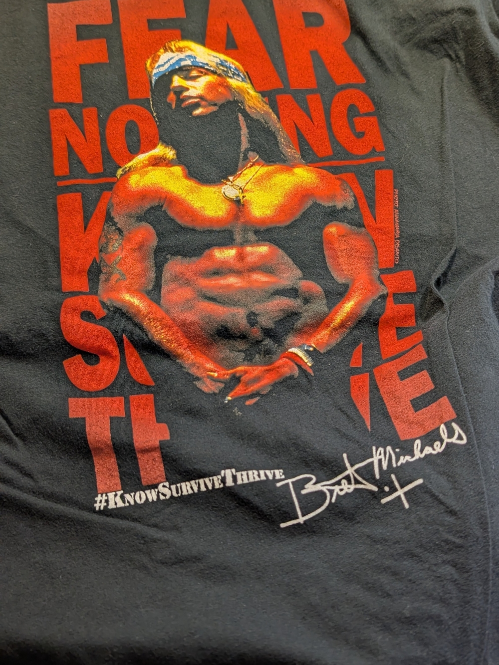 Bret Michaels Black Short-Sleeve Graphic Tee
